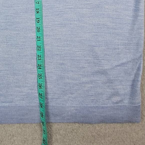 NWT Apt. 9 Sweater Mens Size XXL Seriously Soft Tipped Polo Sweater Pale Blue - Picture 12 of 12